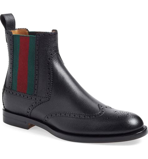 gucci wingtip chelsea boots|gucci boots vsco.